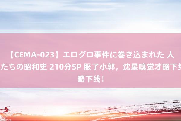 【CEMA-023】エログロ事件に巻き込まれた 人妻たちの昭和史 210分SP 服了小郭,沈星嗅觉才略下线!